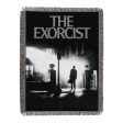 Warner Bros. The Exorcist Expected Woven Tapestry Throw Blanket 48x60 Inches Fashion