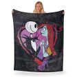 Disney Nightmare Before Christmas Frightful Yet Delightful Silk Touch Throw Blanket 50x60 Inches Cheap