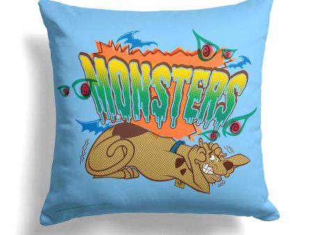 Warner Bros. Scooby-Doo Monsters Throw Pillow 18x18 Inches For Discount