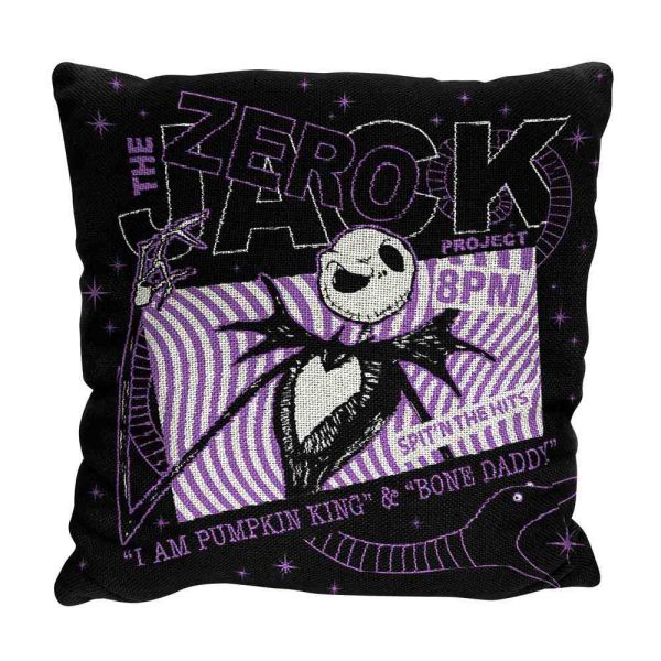 Disney Nightmare Before Christmas Jack Project Jacquard Throw Pillow 20 Inches Online now