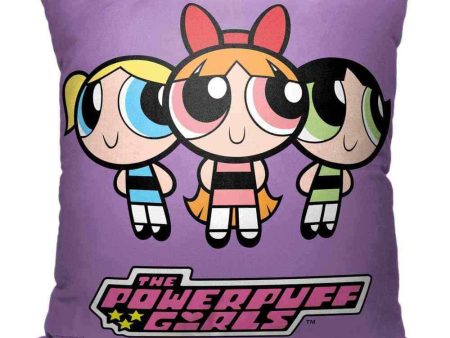 Cartoon Network Powerpuff Girls Tight Knit Trio Pillow 18x18 Inches Cheap