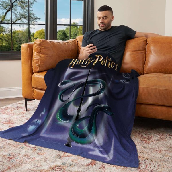 Warner Bros. WB 100 Defender of Magic Silk Touch Throw Blanket 50x60 Inches Cheap