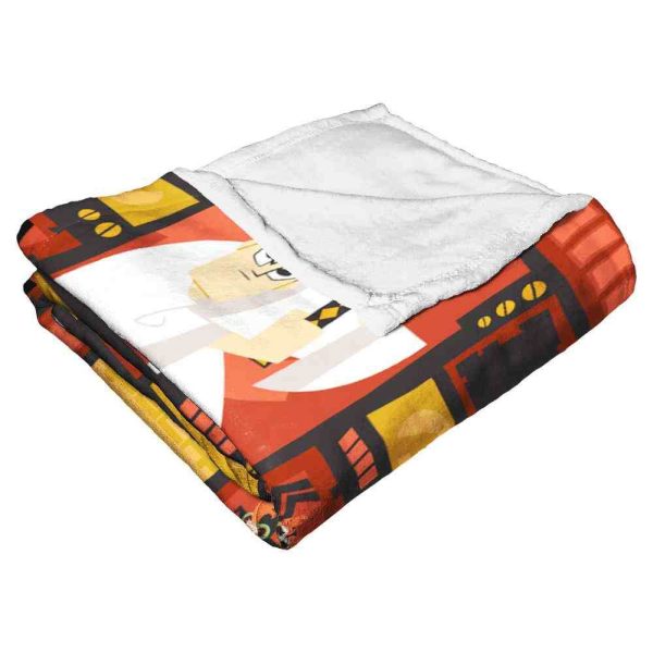 Cartoon Network Samurai Jack The Only Hope Silk Touch Throw Blanket 50x60 Inches For Sale