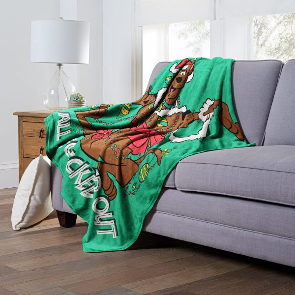 Warner Bros. Scooby-Doo All Decked Out Silk Touch Throw Blanket 50x60 Inches Sale