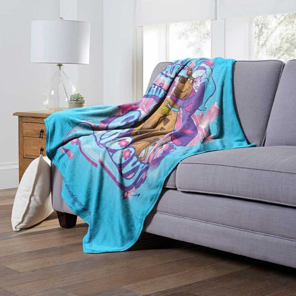 Warner Bros. Scooby-Doo You Are Groovy Silk Touch Throw Blanket 50x60 Inches Online Hot Sale