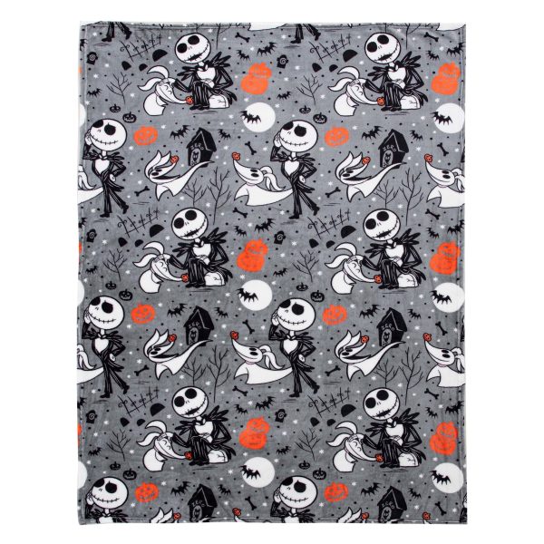 Disney Nightmare Before Christmas Best Friends Silk Touch Throw Blanket 50x70 Inches Supply