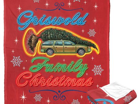 Warner Bros. WB 100 Griswold Christmas Silk Touch Throw Blanket 50x60 Inches For Sale