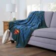 Warner Bros. Superman Dc Strongest Dad Blue Silk Touch Throw Blanket 50x60 Inches Online Sale