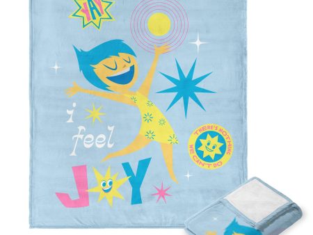 Disney Inside Out 2 I Feel Joy Silk Touch Throw Blanket 50x60 Inches on Sale