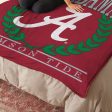 Alabama Crimson Tide NCAA Plateau Silk Touch Throw Blanket 46X60 Inches For Sale