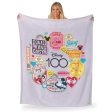 Disney D100 Positive Vibes Silk Touch Throw Blanket 50x60 Inches Online Hot Sale