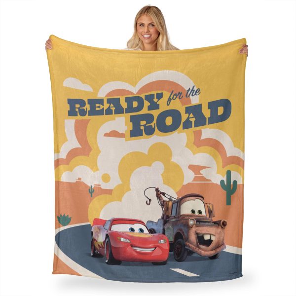 Disney Pixar Cars Road Ready Silk Touch Throw Blanket 50x60 Inches Online Sale