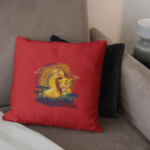 Disney Lion King Can t Wait Throw Pillow 18x18 Inches Online Sale