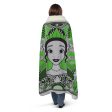 Disney D100 Art Deco Tiana Mink Sherpa Throw Blanket 60x80 Inches For Sale