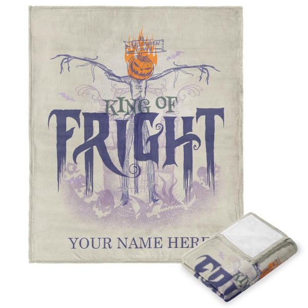 Disney Nightmare Before Christmas King of Fright Personalized Silk Touch Throw Blanket 50x60 Inches Online