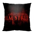 Warner Bros. Nightmare on Elm Street Title Throw Pillow 18x18 Inches For Discount