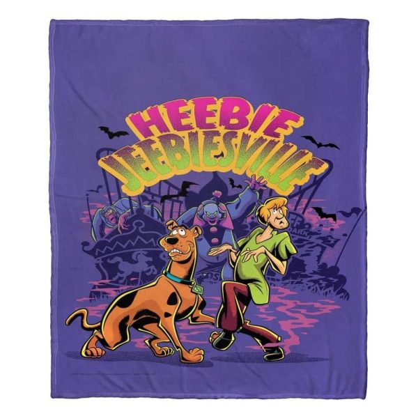 Warner Bros. Scooby-Doo Heebie Jeebiesville Silk Touch Throw Blanket 50x60 Inches on Sale