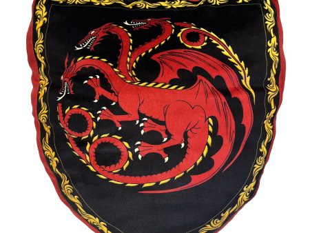 Warner Bros. House of the Dragon Dragon Shield Logo Cloud Pillow 15 Inches Sale