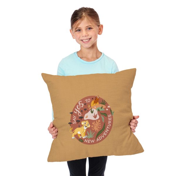 Disney Lion King Say Yes Throw Pillow 18x18 Inches Supply