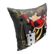 Disney Alice in Wonderland The Queens Way Throw Pillow 18x18 Inches For Sale