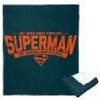 Warner Bros. Superman Dad Of Steel Silk Touch Throw Blanket 50x60 Inches Online Sale