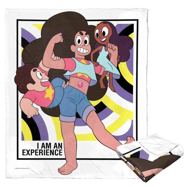 Cartoon Network Steven Universe An Experience Silk Touch Throw Blanket 50x60 Inches Hot on Sale