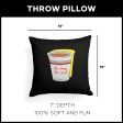 Warner Bros. Seinfeld No Soup Throw Pillow 18x18 Inches Online now