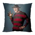 Warner Bros. Nightmare on Elm Street Fierce Demon Throw Pillow 18x18 Inches Discount