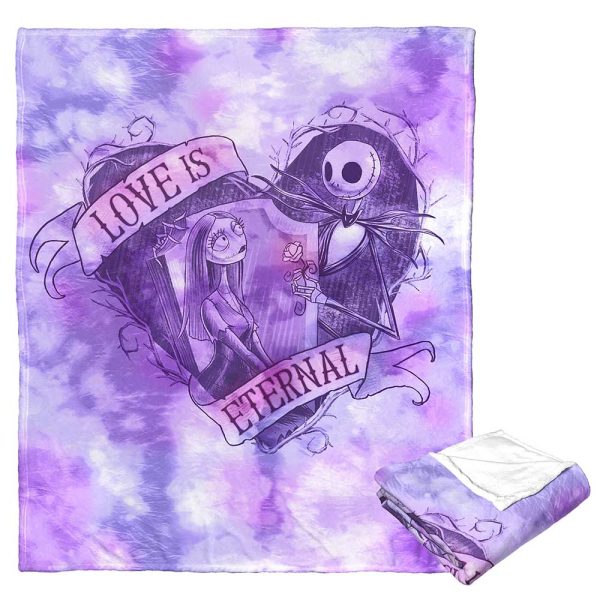 Disney Nightmare Before Christmas Eternal Nightmare Silk Touch Throw Blanket 50x60 Inches For Discount