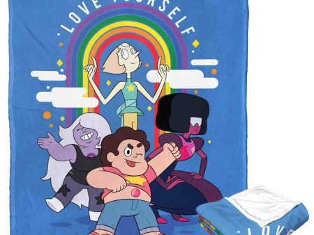 Cartoon Network Steven Universe Love Yourself Silk Touch Throw Blanket 50x60 Inches Fashion