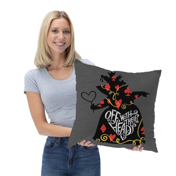 Disney Alice in Wonderland Queen Of Hearts Throw Pillow 18x18 Inches Online