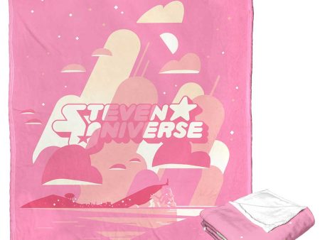 Cartoon Network Steven Universe Pink Logo Silk Touch Throw Blanket 50x60 Sale