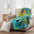 Warner Bros. Scooby-Doo Groovy Baby Micro Raschel Throw Blanket 46x60 Inches For Discount