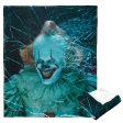 Warner Bros. Horror Clown Break Out Silk Touch Throw Blanket 50x60 Inches on Sale