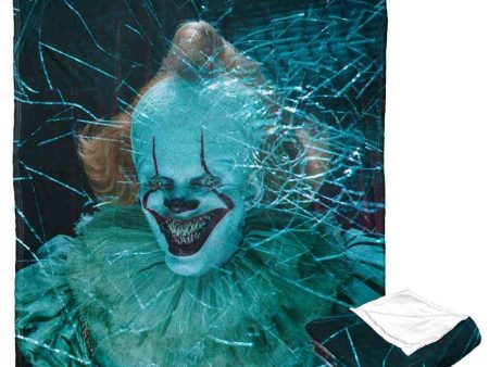 Warner Bros. Horror Clown Break Out Silk Touch Throw Blanket 50x60 Inches on Sale