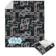 Disney Obi-Wan Obi-Wan Patterns Silk Touch Sherpa Throw Blanket 50X60 Inches on Sale