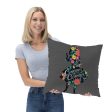 Disney Alice in Wonderland Floral Alice Throw Pillow 18x18 Inches Cheap