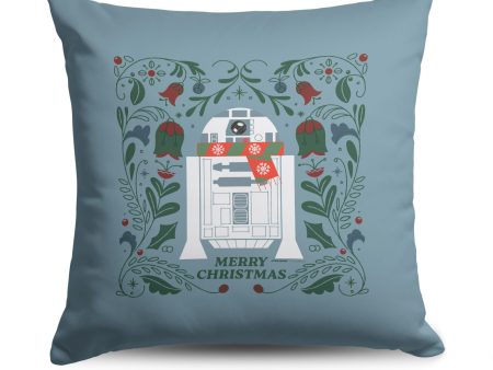 Disney Star Wars Classic R2-D2 Christmas Throw Pillow 18X18 Inches Online