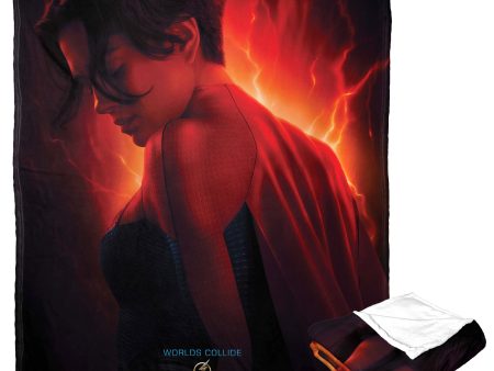 Warner Bros. The Flash Supergirl Silk Touch Throw Blanket 50x60 Inches Sale