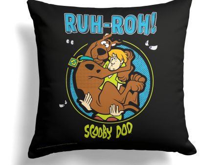 Warner Bros. Scooby-Doo Like Ruh Roh Scoob Throw Pillow 18x18 Inches Online now