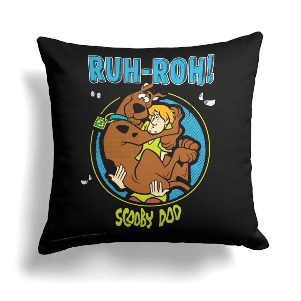 Warner Bros. Scooby-Doo Like Ruh Roh Scoob Throw Pillow 18x18 Inches Online now