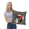 Disney Alice in Wonderland The Queens Way Throw Pillow 18x18 Inches For Sale