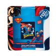 Warner Bros. Superman Hero Burst Micro Raschel Throw Blanket 46x60 Inches Fashion