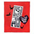 Disney Nightmare Before Christmas True Love Photos Silk Touch Throw Blanket 50x60 Inches For Sale