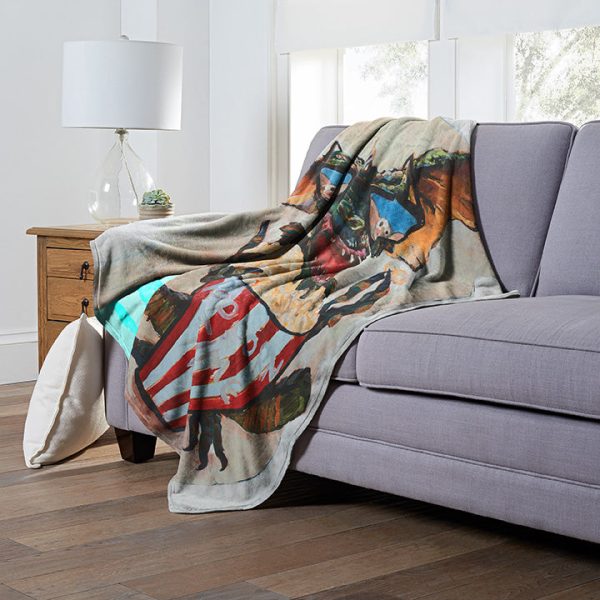 Warner Bros. WB 100 Painted Gremlin Silk Touch Throw Blanket 50x60 Inches Fashion