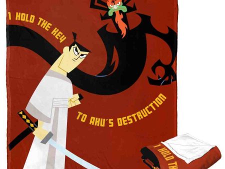 Cartoon Network Samurai Jack Jack Versus Aku Silk Touch Throw Blanket 50x60 Inches For Discount