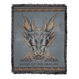 Warner Bros. House of the Dragon Power Of The Dragon Jacquard Throw Blanket 46x60 Inches Cheap