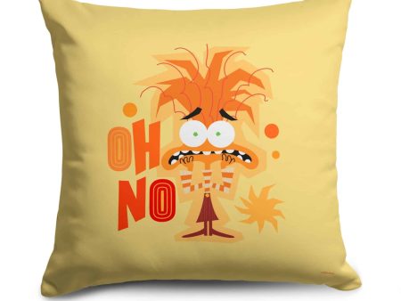 Disney Inside Out 2 Oh No Oh No Throw Pillow 18x18 Inches Fashion