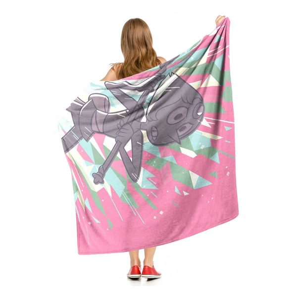 Cartoon Network Steven Universe Pearl Crystal Burst Silk Touch Throw Blanket 50x60 Sale