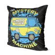 Warner Bros. Scooby-Doo The Mystery Machine Throw Pillow 18x18 Inches For Discount